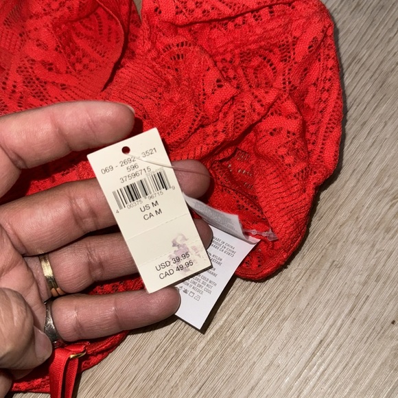 Aerie Red Lace Bralette - Picture 4 of 4